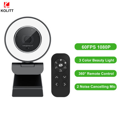webcam del filtro da bellezza di 1080P 60FPS con l'autofocus veloce della copertura di segretezza