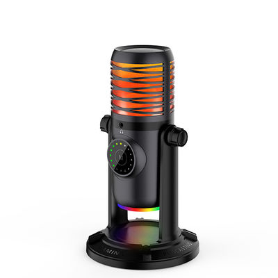 Microfono di gioco del condensatore di RGB USB per il computer del telefono del computer portatile del PC