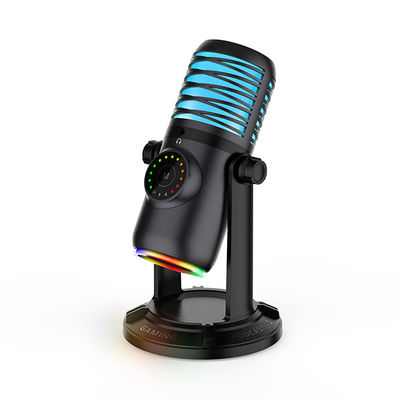 Microfono di gioco del condensatore di RGB USB per il computer del telefono del computer portatile del PC