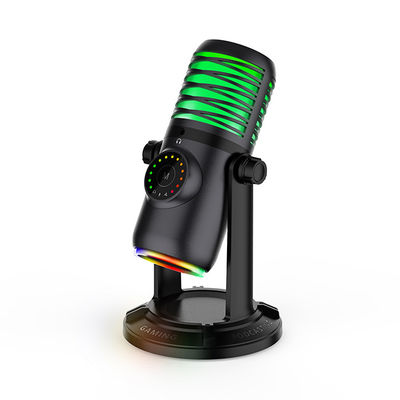 Microfono di gioco del condensatore di RGB USB per il computer del telefono del computer portatile del PC