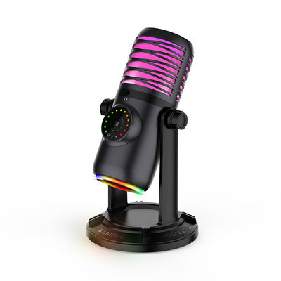 Microfono di gioco del condensatore di RGB USB per il computer del telefono del computer portatile del PC