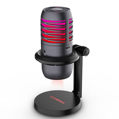 Microfono del computer dello studio OEM/del ODM, microfono di RGB USB per il flusso continuo e cantare
