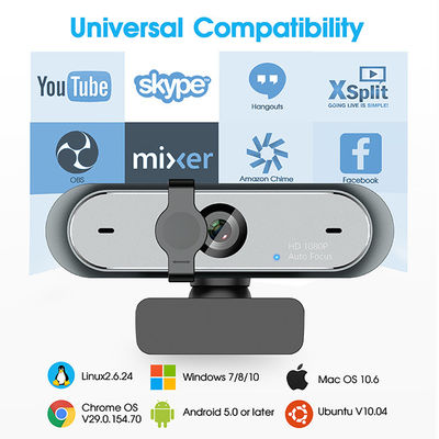 Webcam pieno 1080P di autofocus HD del sensore dell'OV con l'otturatore di segretezza