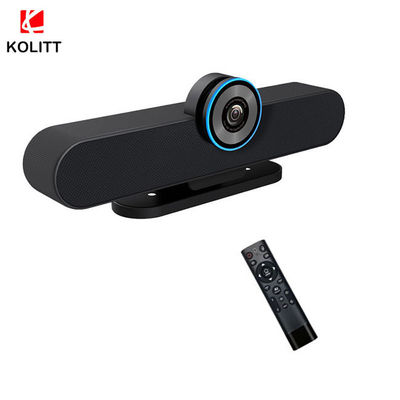 Videocamera di C46 4K ultra HD, macchina fotografica da tavolino con il microfono ed altoparlante