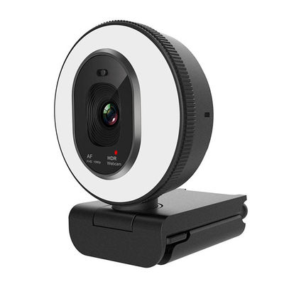 Webcam pieno del Usb di HD 1080p, autofocus veloce LED Ring Light Webcam
