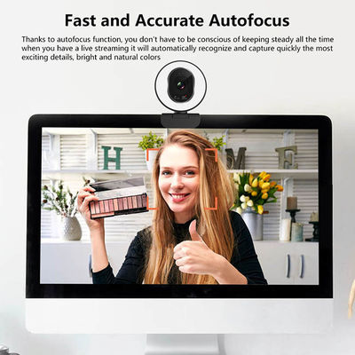 Webcam di Ring Light di colore di FaceTime AF Live Broadcast Cameras FHD 3