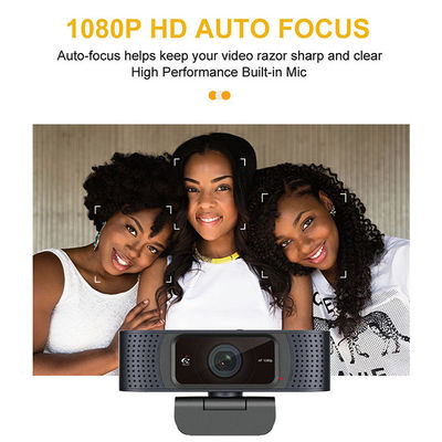 Webcam della copertura di segretezza di FHD 1080P AF per alta compatibilità di video chiamate