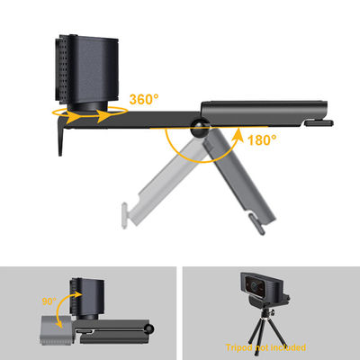 macchina fotografica USB HD del PC di 1080P 30FPS CMOS che scorre webcam con la copertura di segretezza