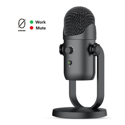 Microfono del PC dello studio del microfono a condensatore 24bit 48Khz di ROHS USB per la registrazione di podcast
