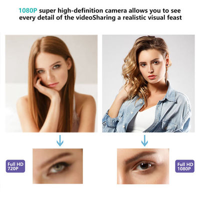 Webcam pieno del filtro da bellezza di HD 1080P con Ring And Microphone leggero