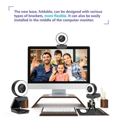 Webcam pieno del filtro da bellezza di HD 1080P con Ring And Microphone leggero