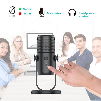 microfono a condensatore 48KHZ Live Recording Microphone di 16bit 24bit USB