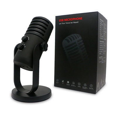 Microfono muto veloce dello studio di registrazione del microfono a condensatore professionale di USB