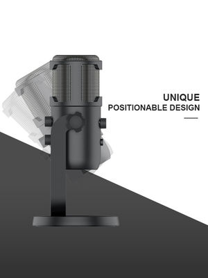 Studio che registra il microfono a condensatore di USB con ampia gamma dinamica