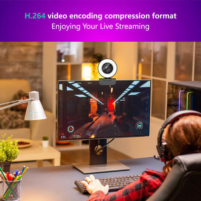 Macchina fotografica di web di USB di desktop pc 1080P 30FPS Live Streaming Camera