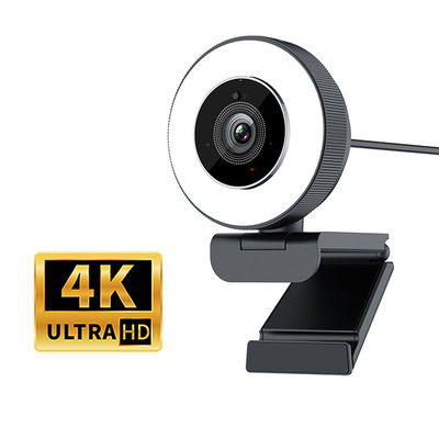 L'alto webcam Ring Light With Dual Stereo della definizione di C27 4K diffonde l'annullamento del Mics