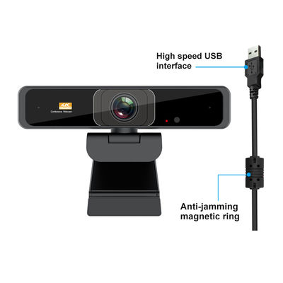Webcam online di gioco della macchina fotografica di web della classe 8MP 4K con la copertura di segretezza