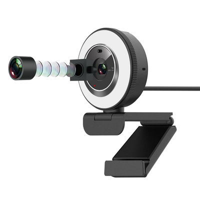 Autofocus Usb2.0 Ring Light Webcam For Stream Youtuber del filtro da bellezza
