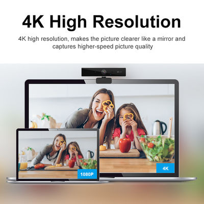 webcam di alluminio della cassa 4K UHD delle macchine fotografiche di web del PC di 3840*2160P 60FPS
