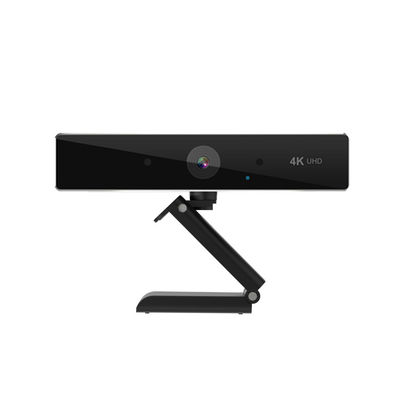 Webcam nero di risoluzione di colore 4K, macchina fotografica di web grandangolare di angolo di visione di 90 gradi